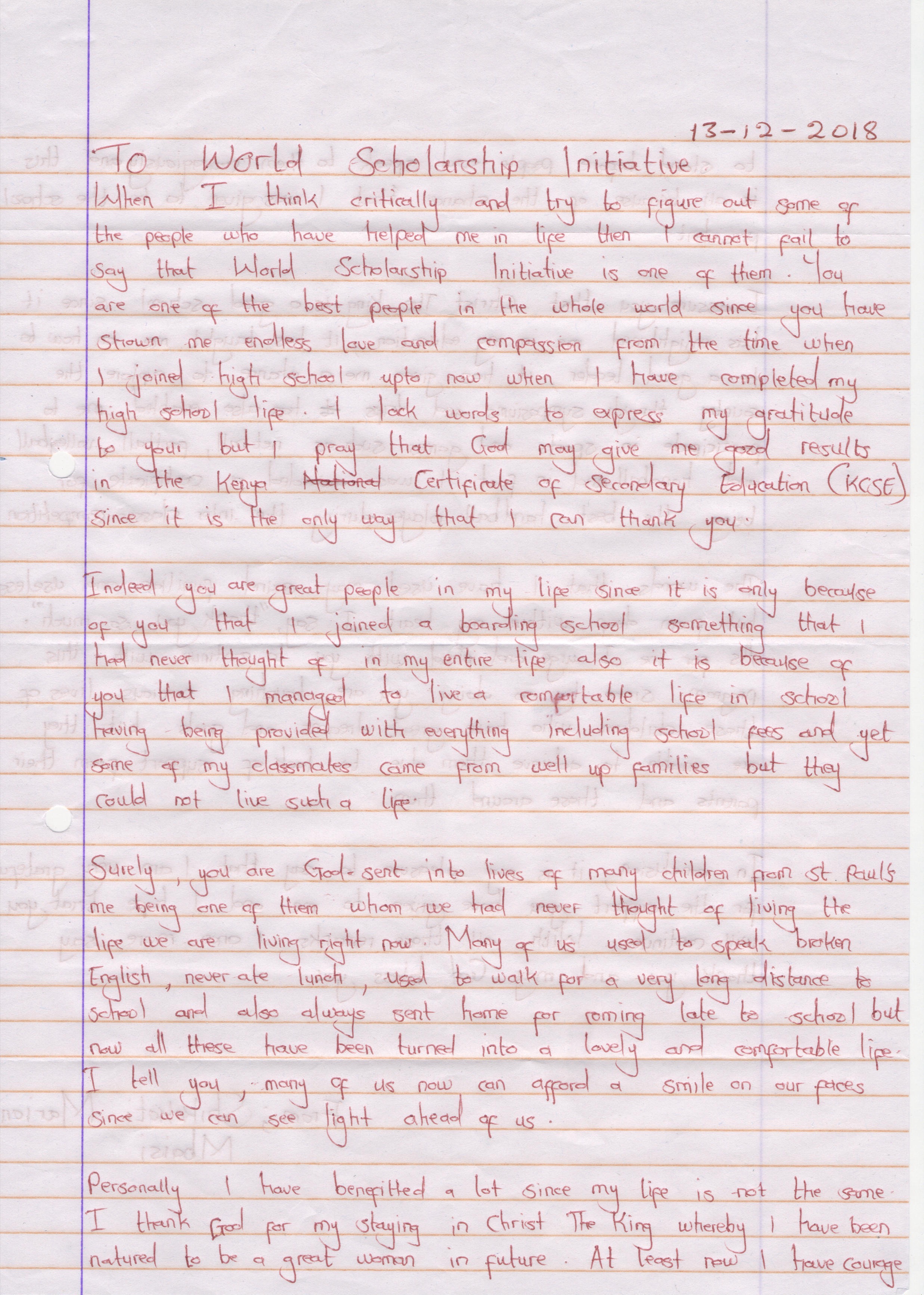 Great words from this year’s two graduates