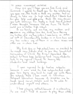 New WSI student Joyce begins her freshman year